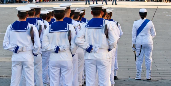 Sailors in uniform — Stock Photo, Image