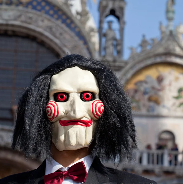 Skallen, karnevalen i Venedig — Stockfoto