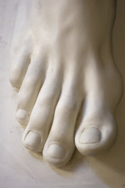 Foot, statue clipart