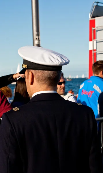 İtalyan denizci üniforması içinde — Stok fotoğraf