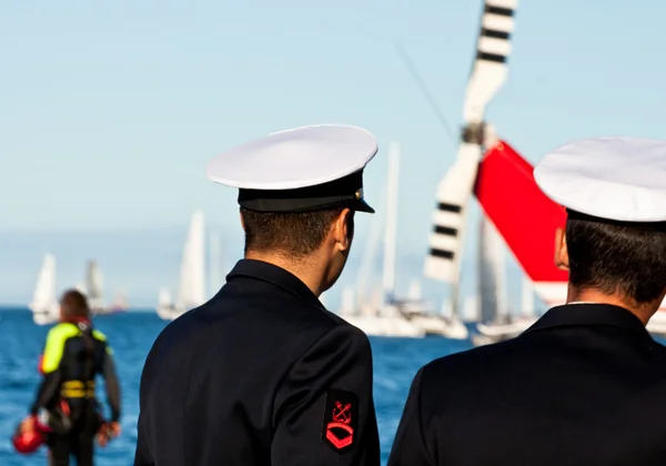 stock image Italian sailors in uniform