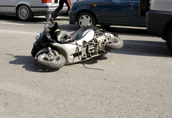Accidente de scooter —  Fotos de Stock