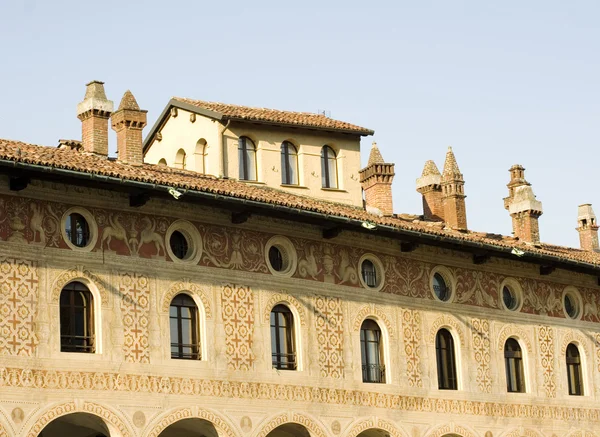 Palazzo Ducale em Vigevano, Pavia — Fotografia de Stock