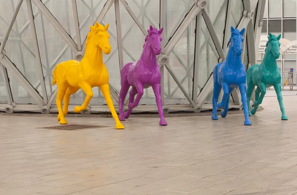プラスチック製の馬 — ストック写真