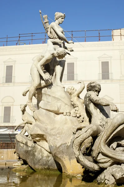 Fontana di Artemide, Ortigia - Siracusa — Foto Stock