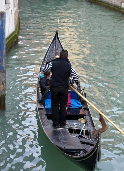 Gondolero, Venecia — Stockfoto
