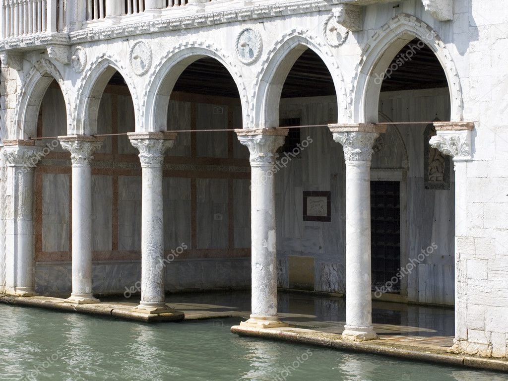 Typical Venetian Colonnade, Venice