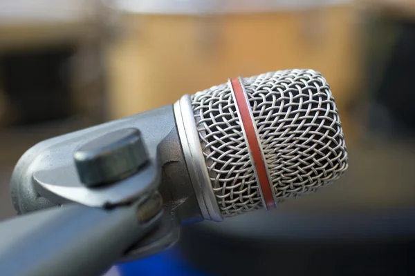 Професійна запис, мікрофон — стокове фото