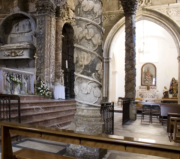 San leone 大聖堂、assoro - イタリア — ストック写真
