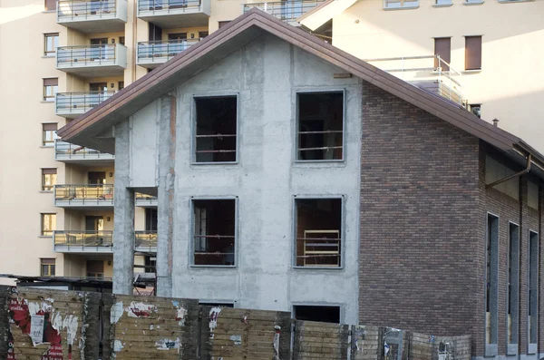 Ev yapım aşamasında — Stok fotoğraf