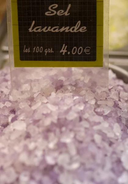 Lavendel zouten — Stockfoto