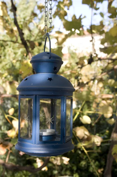 Голубой фонарь — стоковое фото