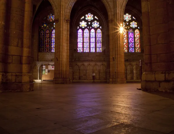 Windows, Leon's cathedral — Stock Photo, Image