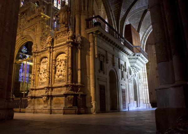 A catedral de Leon — Fotografia de Stock