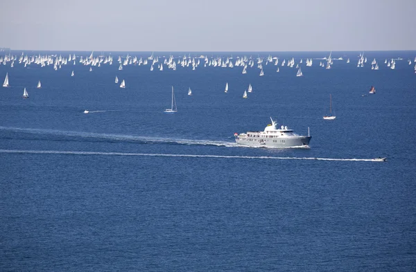 Barcolana 2010, trieste regatta — Stok fotoğraf