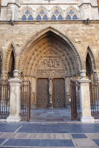 Leon Katedrali, İspanya — Stok fotoğraf