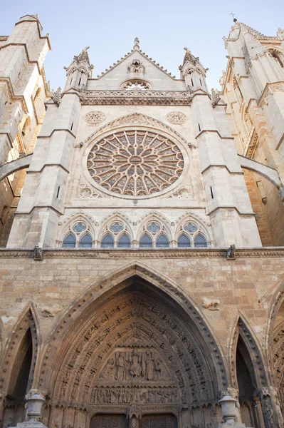 레온 성당, 스페인 — 스톡 사진