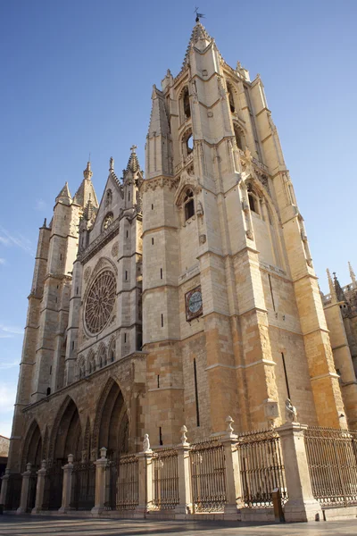 Kathedrale von Leon — Stockfoto