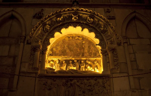 stock image Sculpture, Leon Cathedral