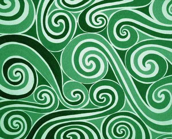 녹색 나선형 — 스톡 사진