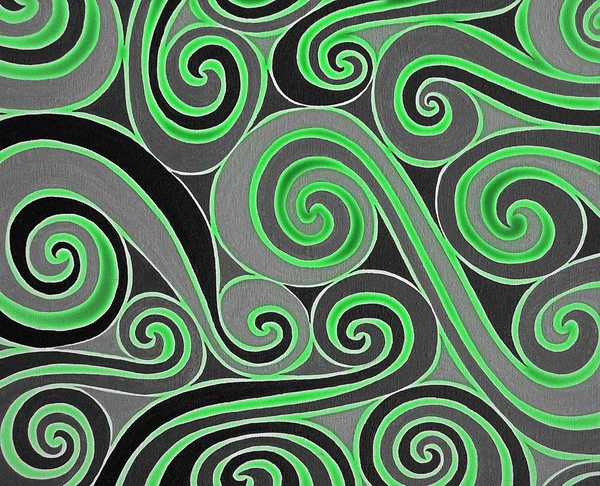 Зелений спіраль — стокове фото