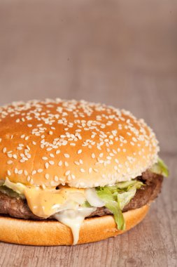 şişman hamburger sandviç