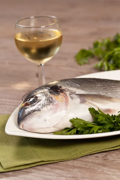 stock image Fresh gilthead