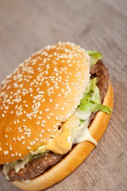 şişman hamburger sandviç