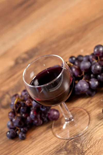 stock image Grape and wine