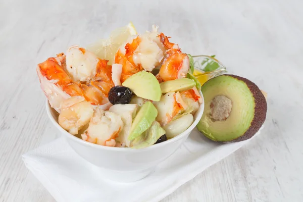 stock image Prawn salad