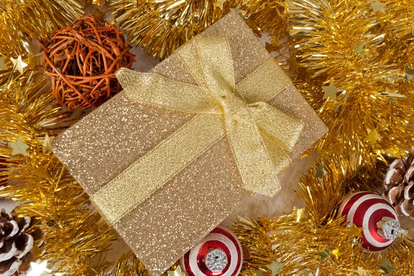 Karácsonyi ajándék csomag — Stock Fotó