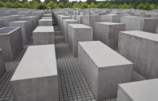 Holocaust mahnmal v Berlíně — Stock fotografie