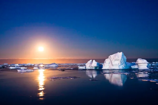 南極の夏の夜 — ストック写真