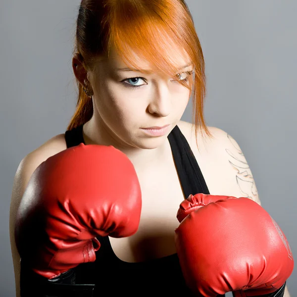 Boxeador en entrenamiento —  Fotos de Stock