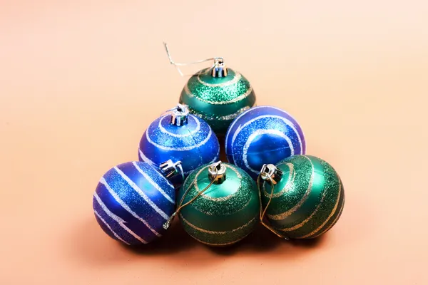 Fotos de decoraciones de árboles de Navidad — Foto de Stock