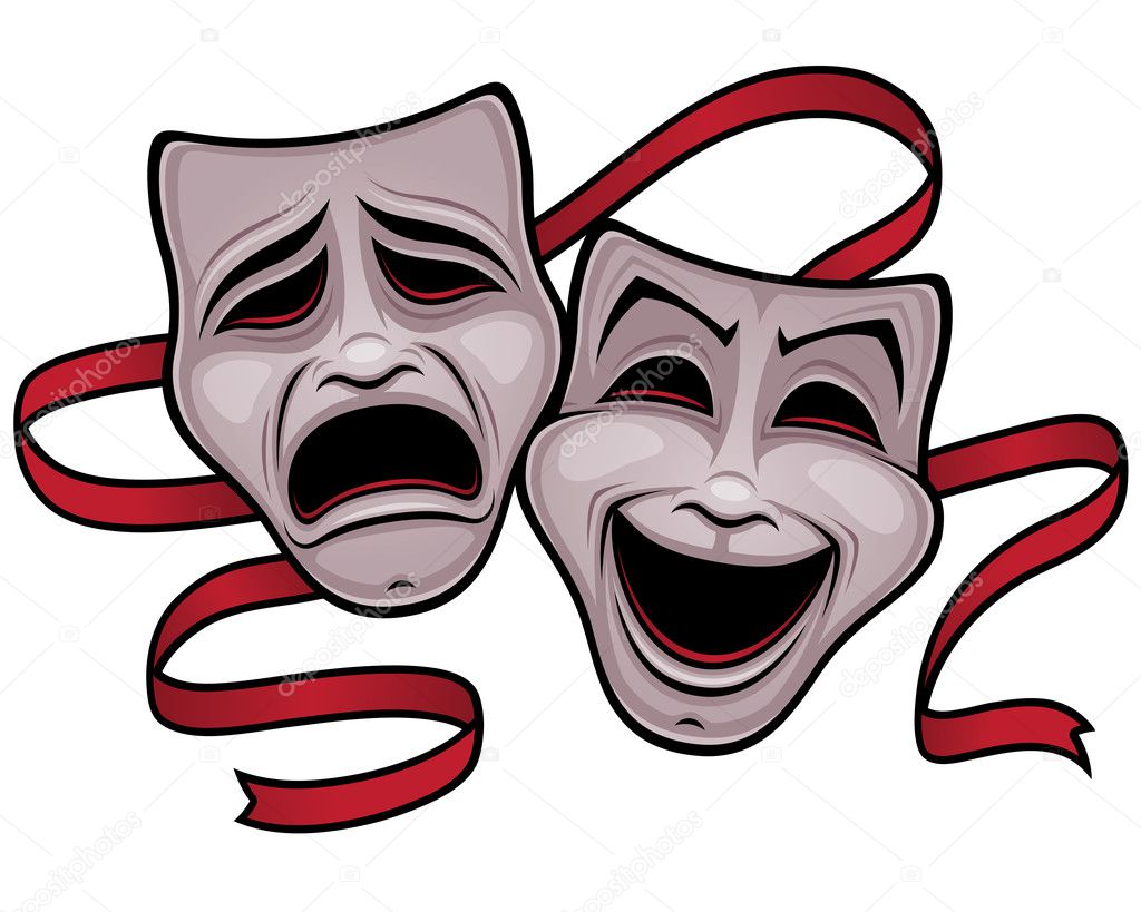 Comedy and Tragedy Theater Masks