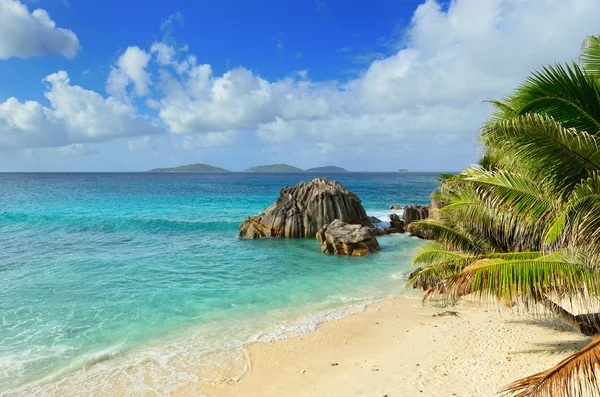 Seychellen eiland la digue — Stockfoto