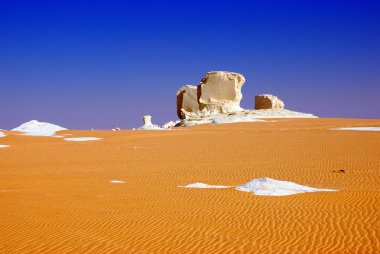 Landscape of the Sahara desert clipart