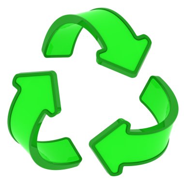 Recycling sign clipart