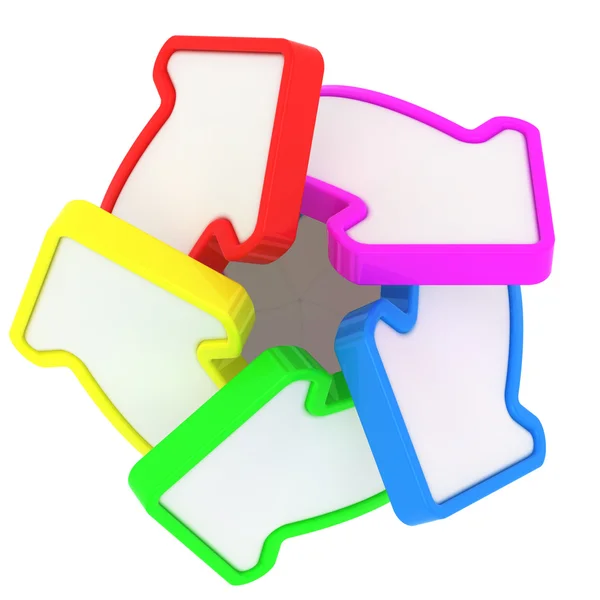 Multicolored swirl — Stock Photo, Image