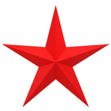 Five-pointed star clipart