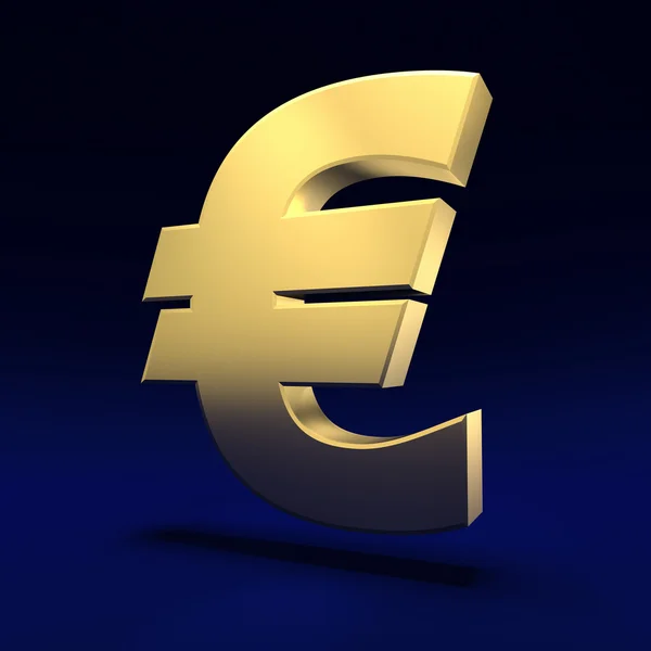 Duże euro — Zdjęcie stockowe