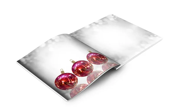 Weihnachtskugeln Bilderbuch — Stockfoto