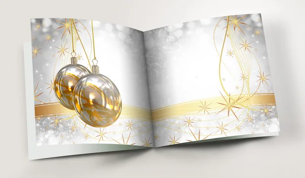 Noel topları resimli kitabı — Stok fotoğraf