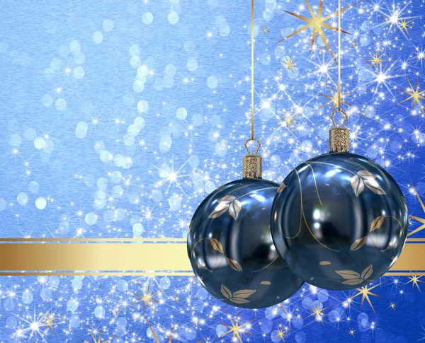 Julbollar bakgrund — Stockfoto