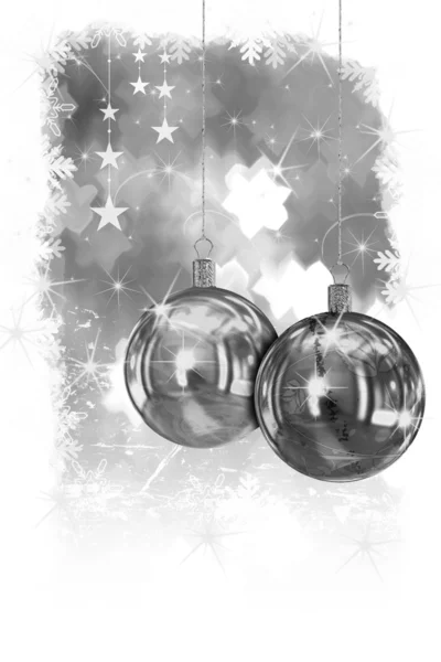 Vánoční koule pozadí — Stock fotografie