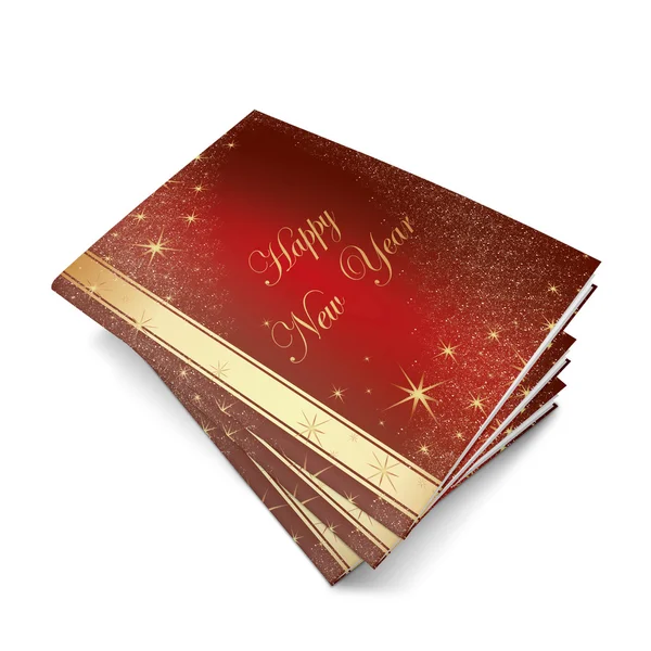 3d Изолированная иллюстрация Рождественские шарики книга — стоковое фото
