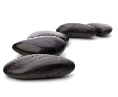 Zen pebbles path. clipart