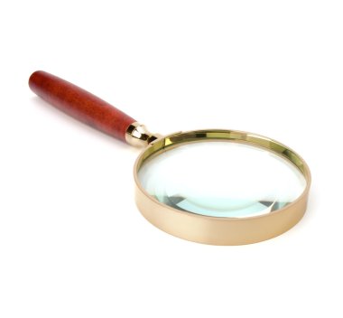 Hand magnifier clipart