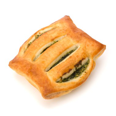 puf böreği. Ispanaklı sağlıklı mantı.